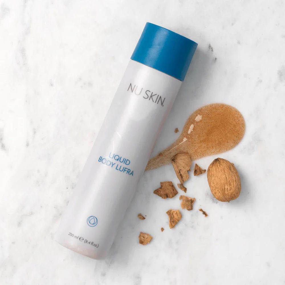 Nu Skin Liquid Body Lufra foaming lather for gentle cleansing