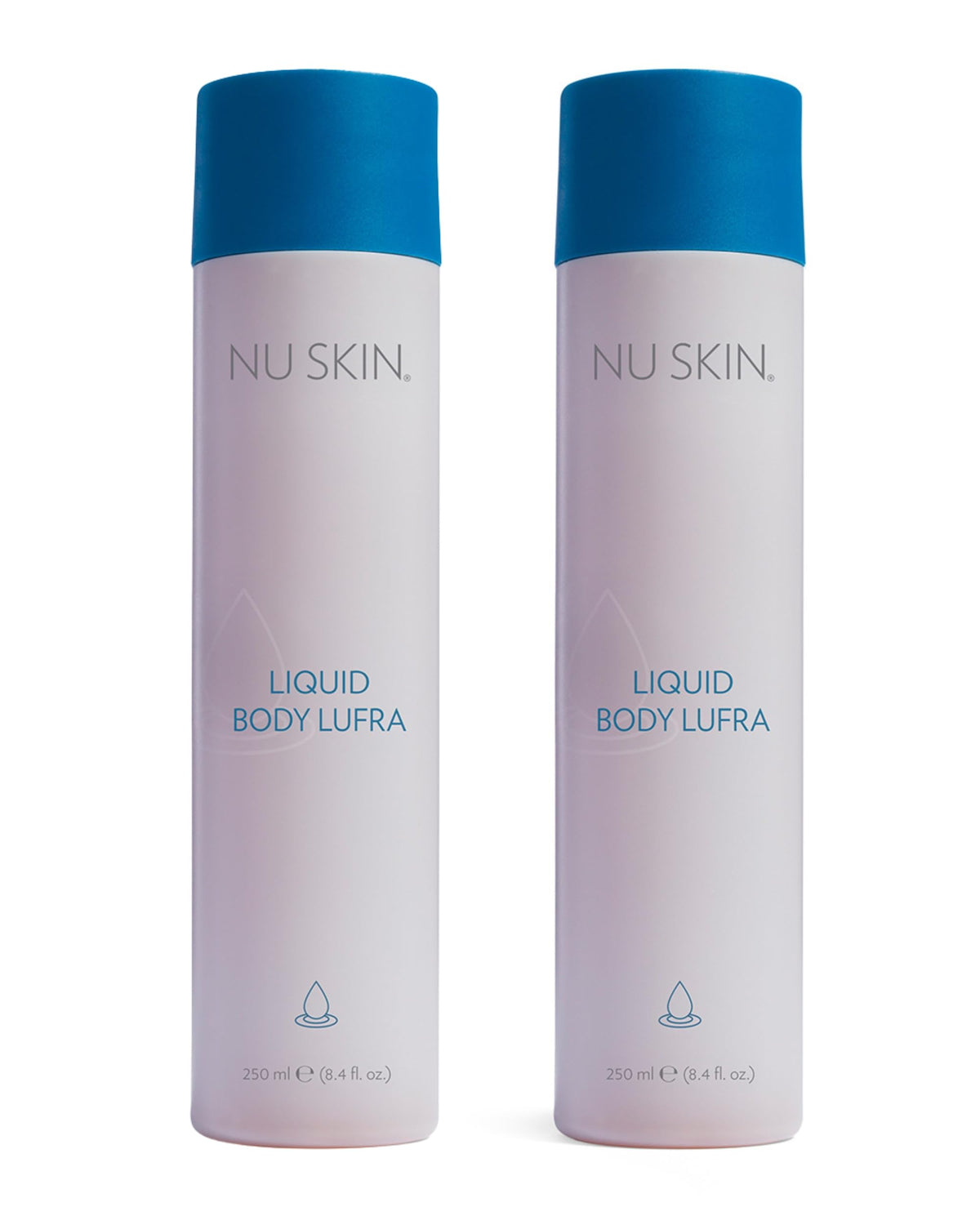 Nu Skin Liquid Body Lufra exfoliating with walnut shells for smoother skin