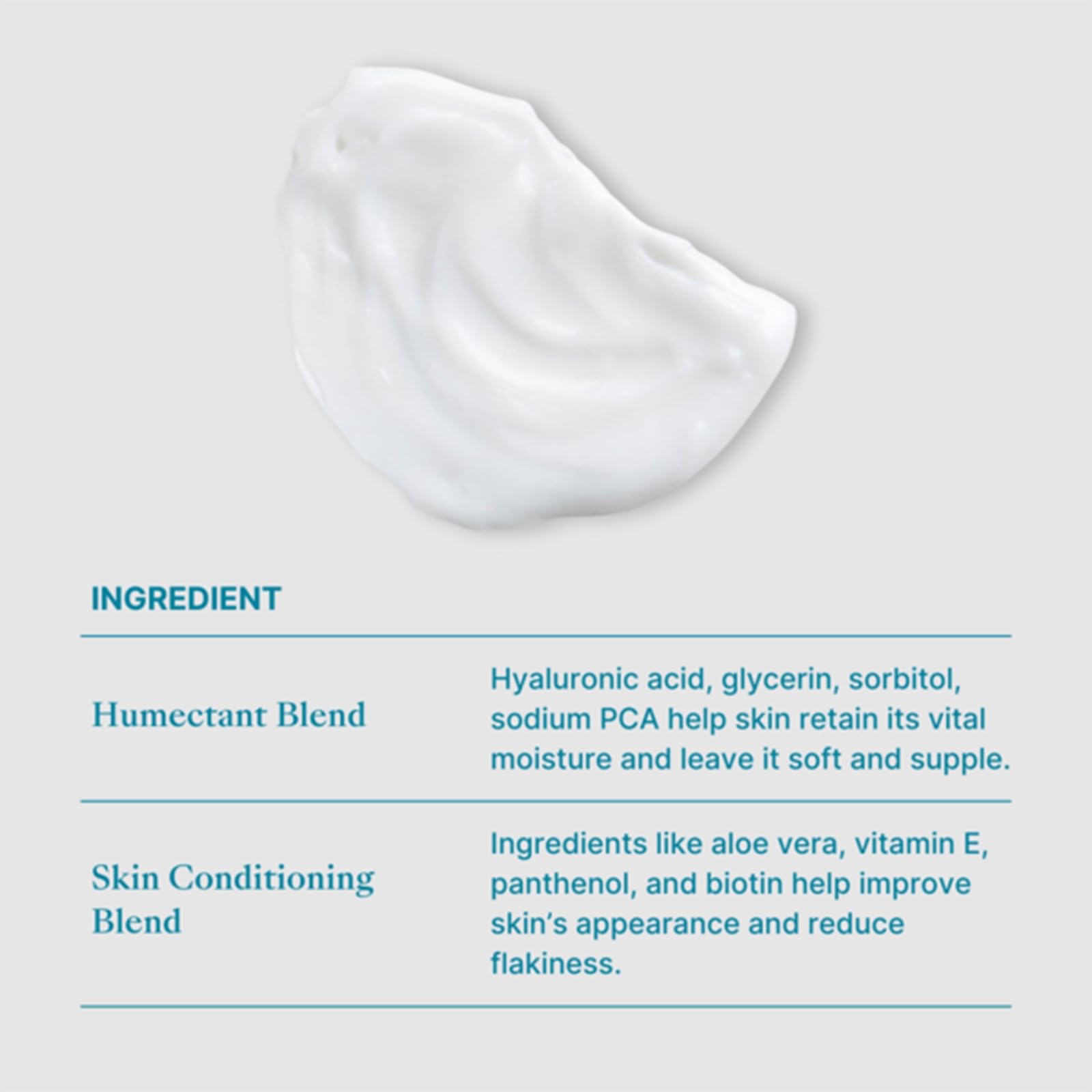 Texture swirl of Nu Skin Rejuvenating Cream illustrating quick absorption