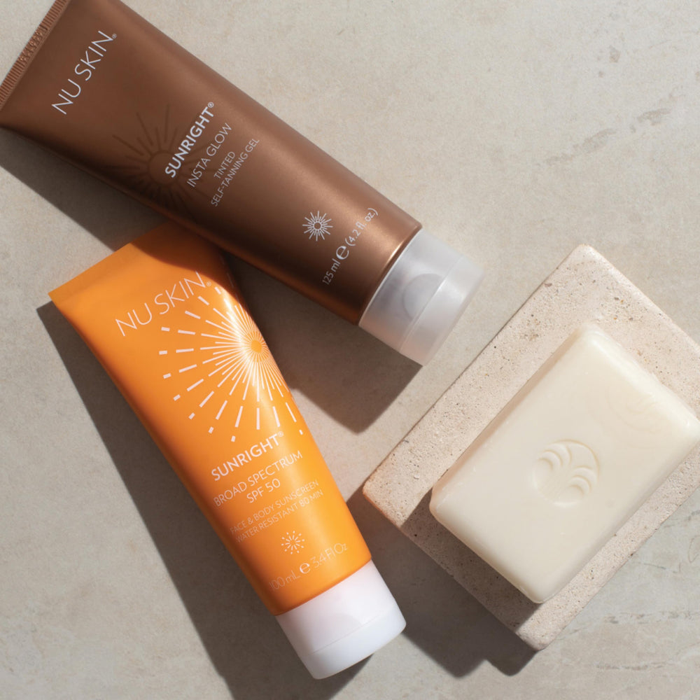 Close-up of antioxidant ingredients in Nu Skin Sunright SPF 50