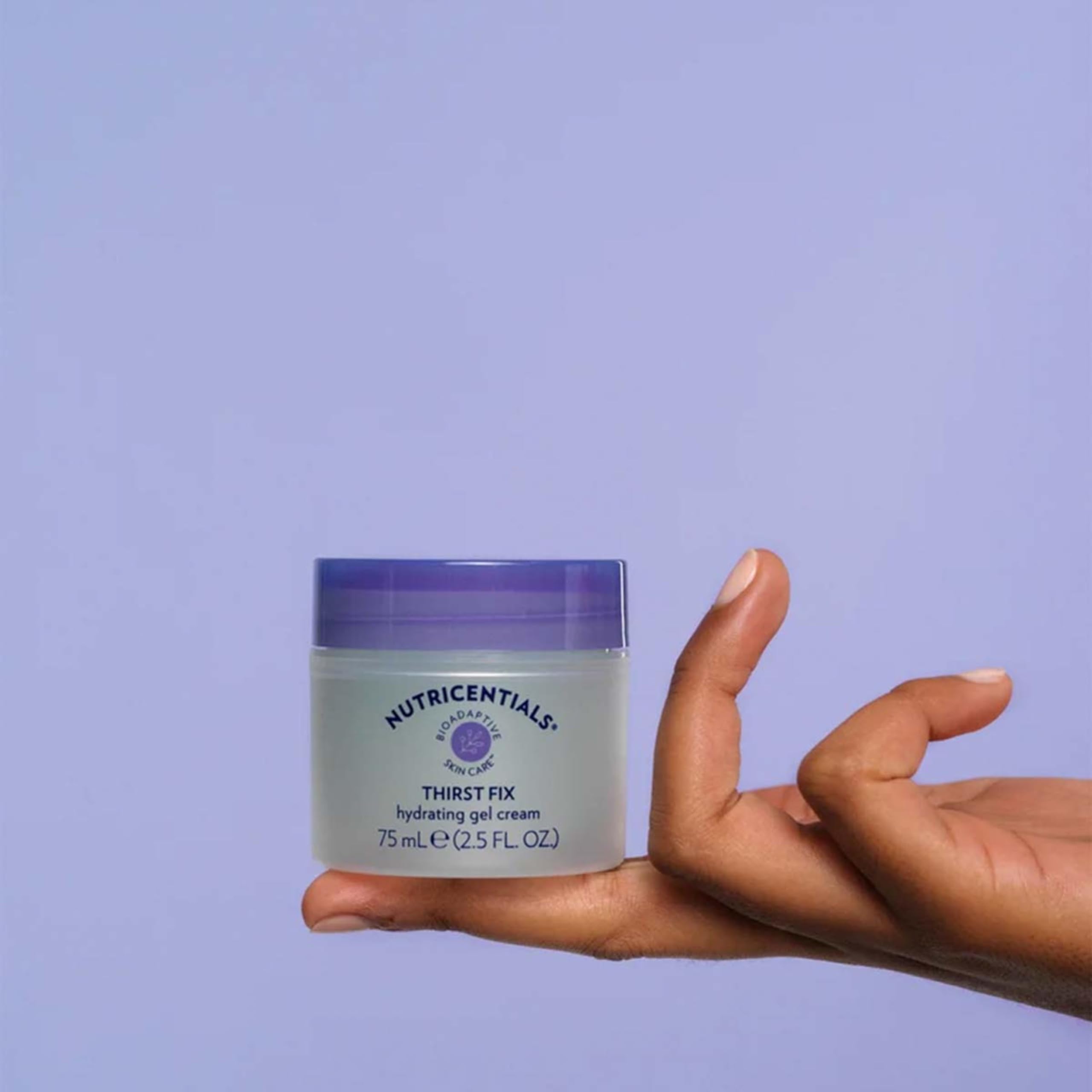 Nu Skin ThirstFix biomimetic complex spotlight illustrating adaptive hydration.
