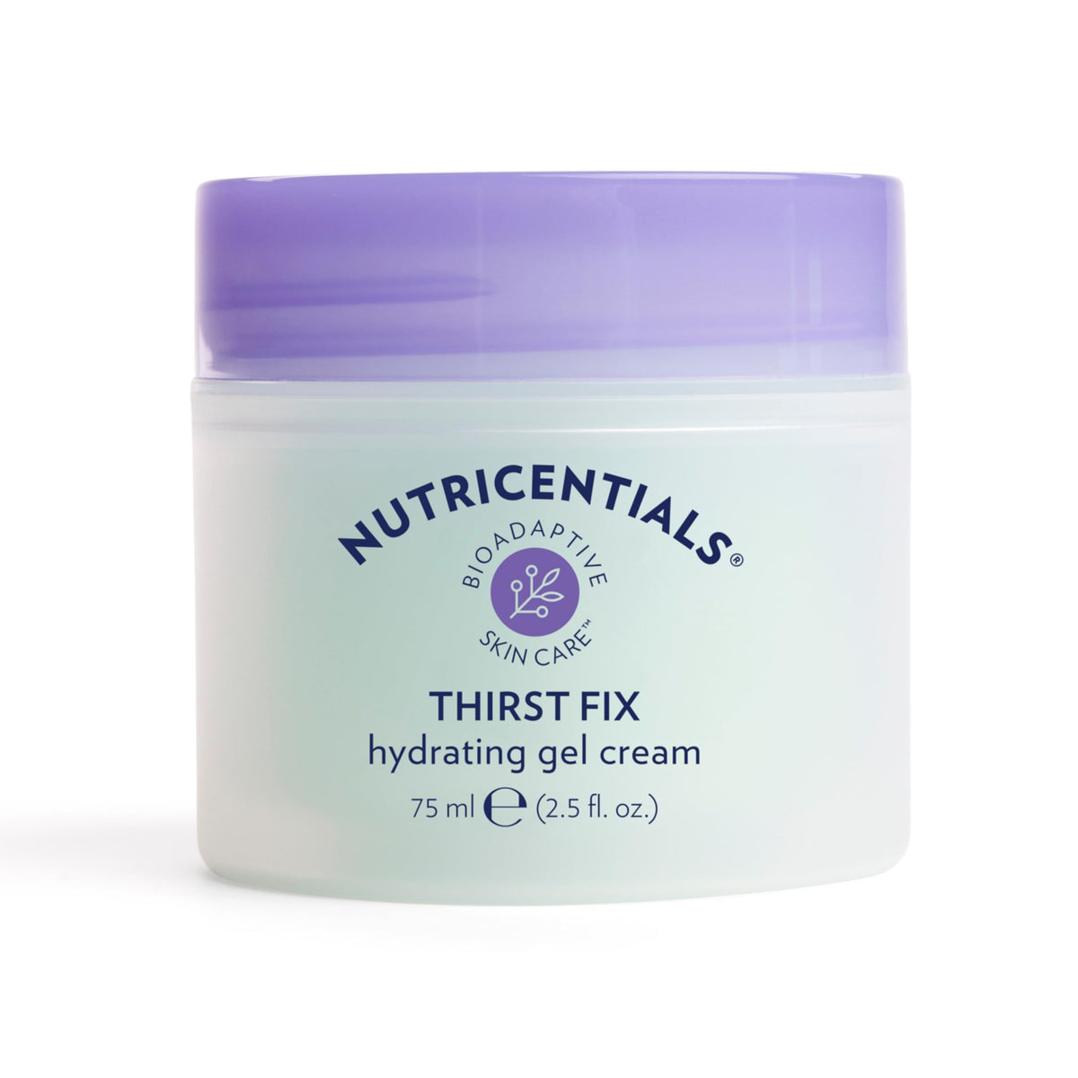 Nu Skin ThirstFix hydrating gel cream closeup texture showing lightweight hydration.