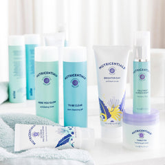 Nu Skin ThirstFix cooling effect visible during gentle application.