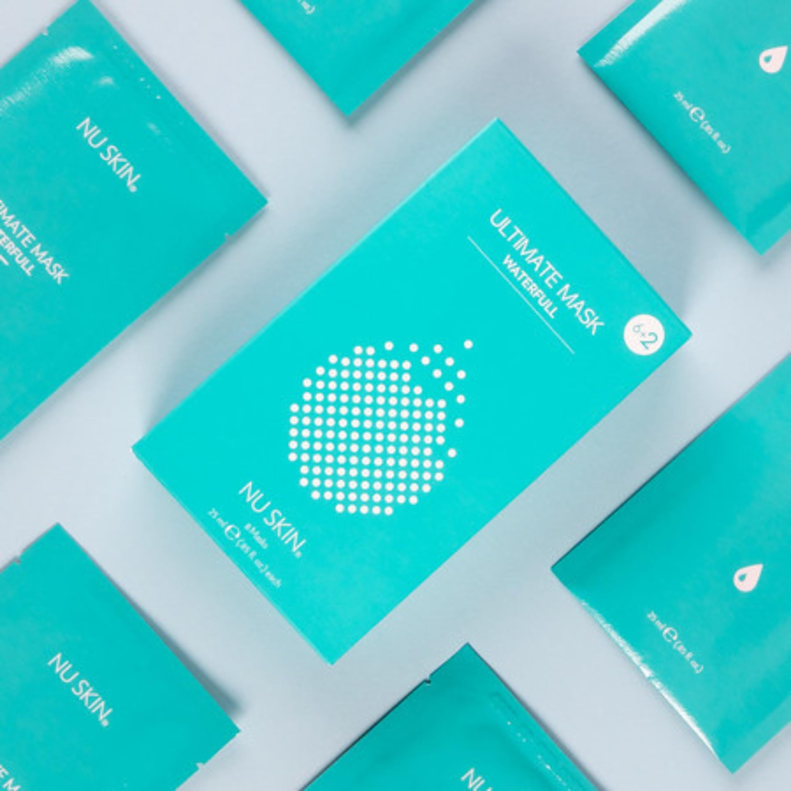 Nu Skin Ultimate Mask Waterfull glow after use.