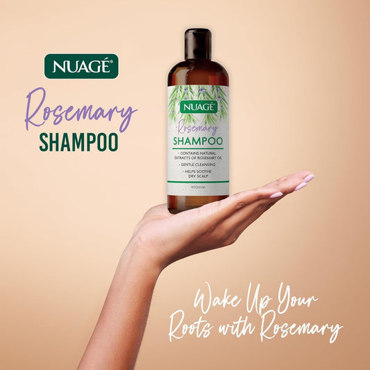 Nuage Rosemary Conditioner bottle promoting stronger, softer hair