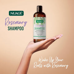 Nuage Rosemary Conditioner bottle promoting stronger, softer hair