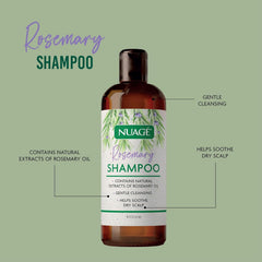 Hair after use: Nuage Rosemary looks stronger and softer with daily care