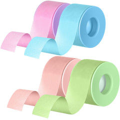 Nuanchu four-rolls lash tape for eyelash extensions offers stable placement during applications.