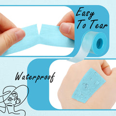 Nuanchu lash tape blue roll ideal for salon or DIY lash extensions.