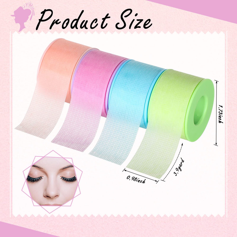 Nuanchu breathable lash tape maintains skin comfort with microporous design.
