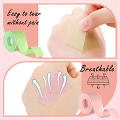 Nuanchu salon and home use tape supports tidy, professional results.