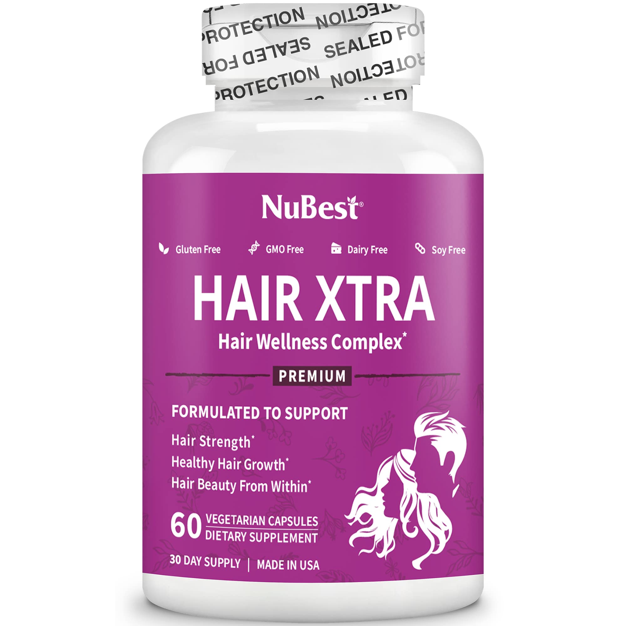 NuBest Hair Xtra daily-use capsules arranged for easy regimen