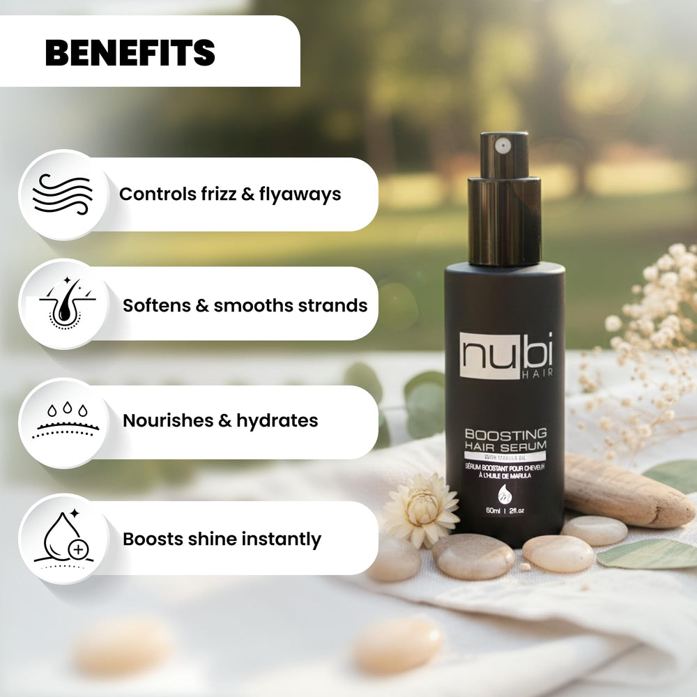Nubi Hair Vitamin E infusion supports soft, smooth strands without buildup.