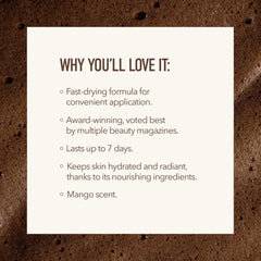 Nuda Ultra Dark BronzeFoam arm displaying a natural-looking tan and even coverage