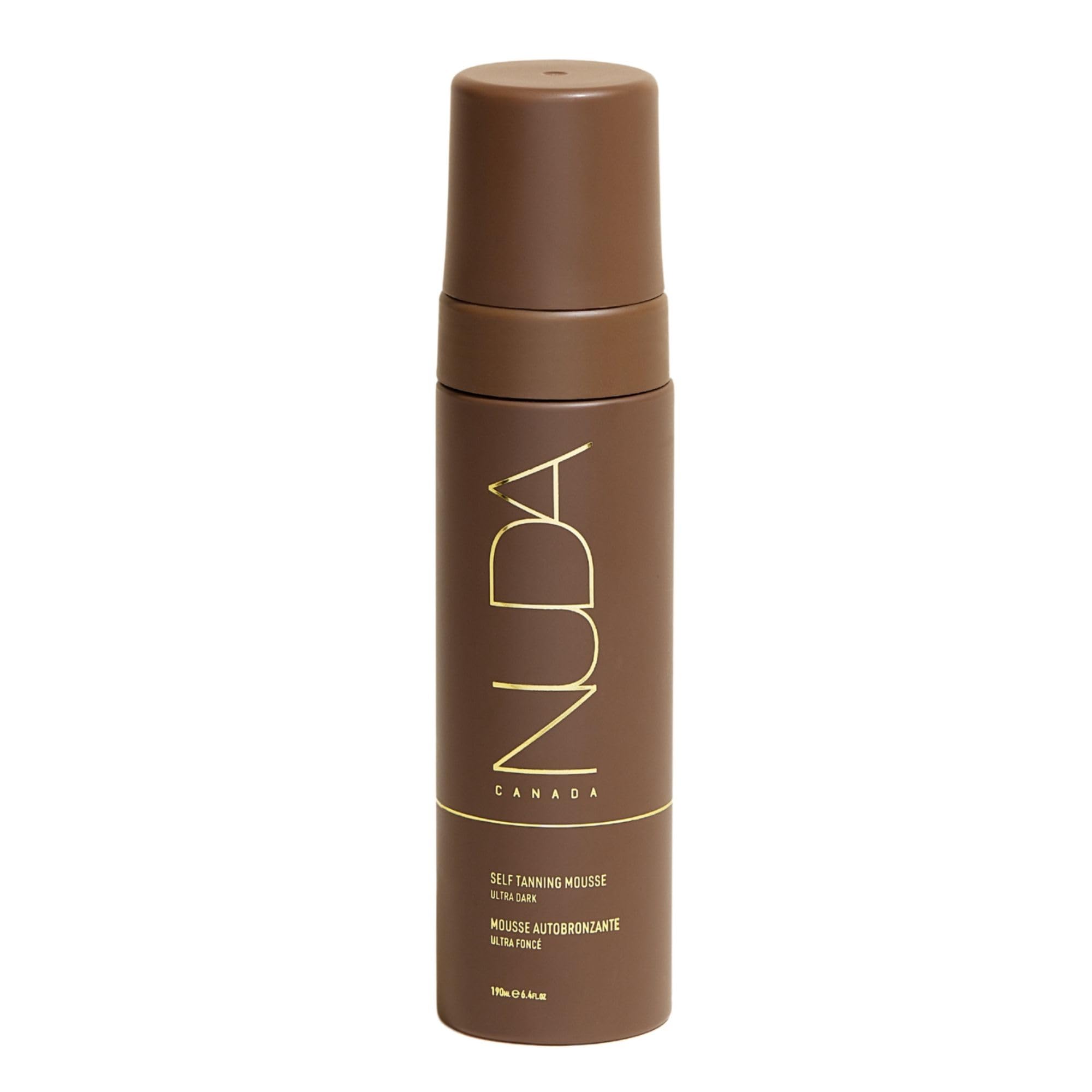 Nuda Ultra Dark BronzeFoam mousse being applied with mitt for a streak-free finish