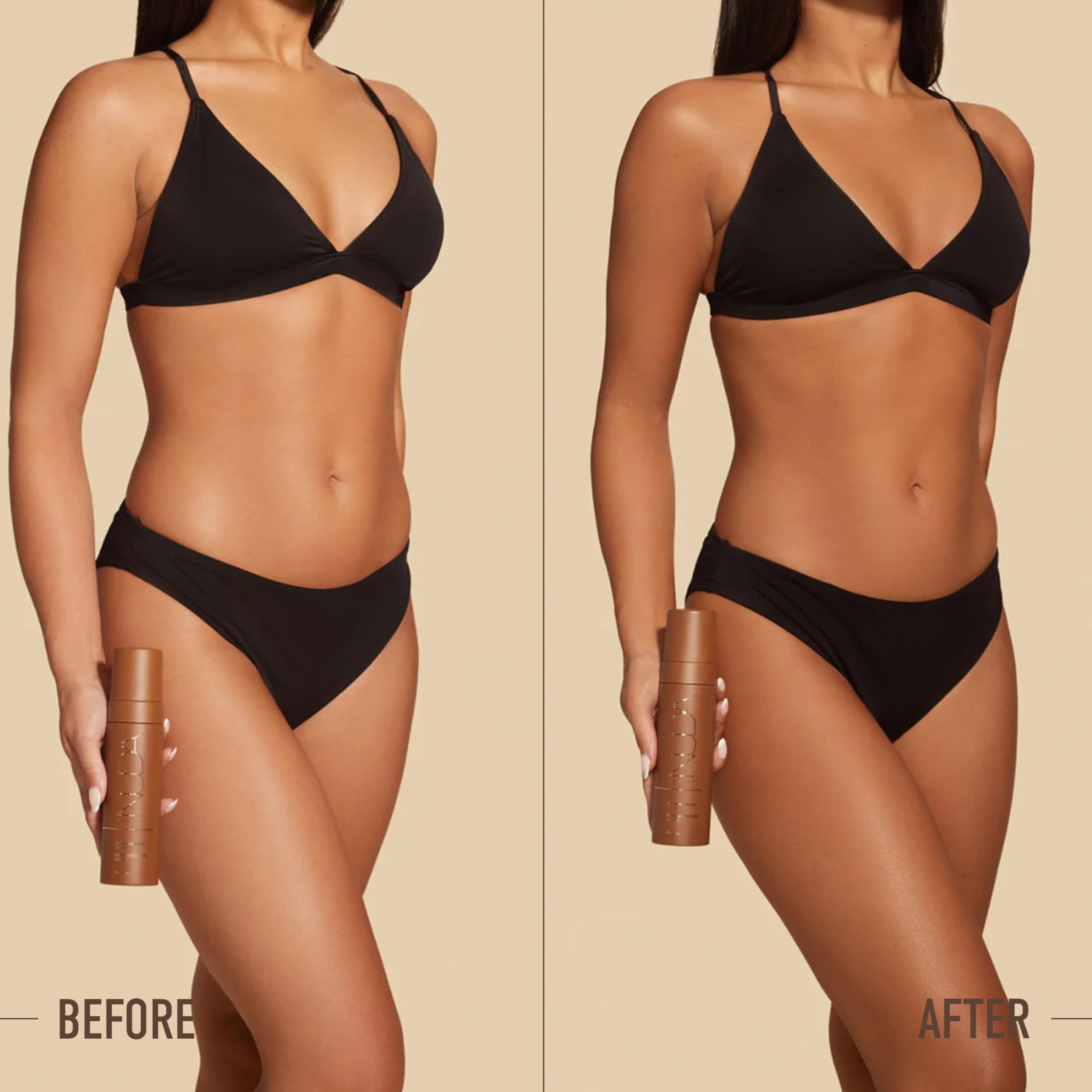 Nuda Ultra Dark BronzeFoam tanning mitt ready to glide for smooth results