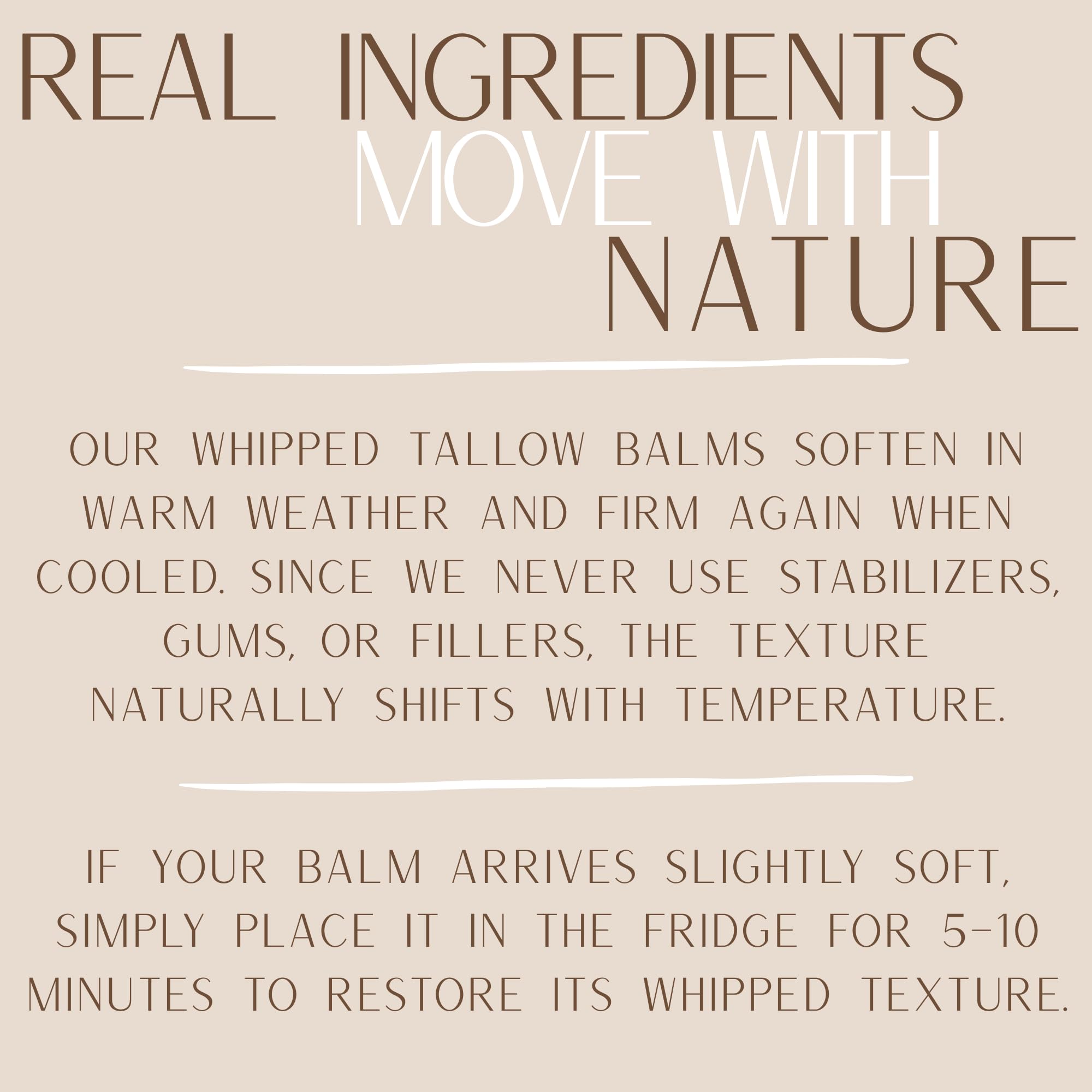 Nude Ritual made in USA banner highlights small-batch nourishment.
