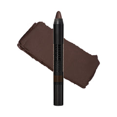 Nudestix Magnetic Eye Color Cocoa pencil close-up shows creamy, blendable texture.