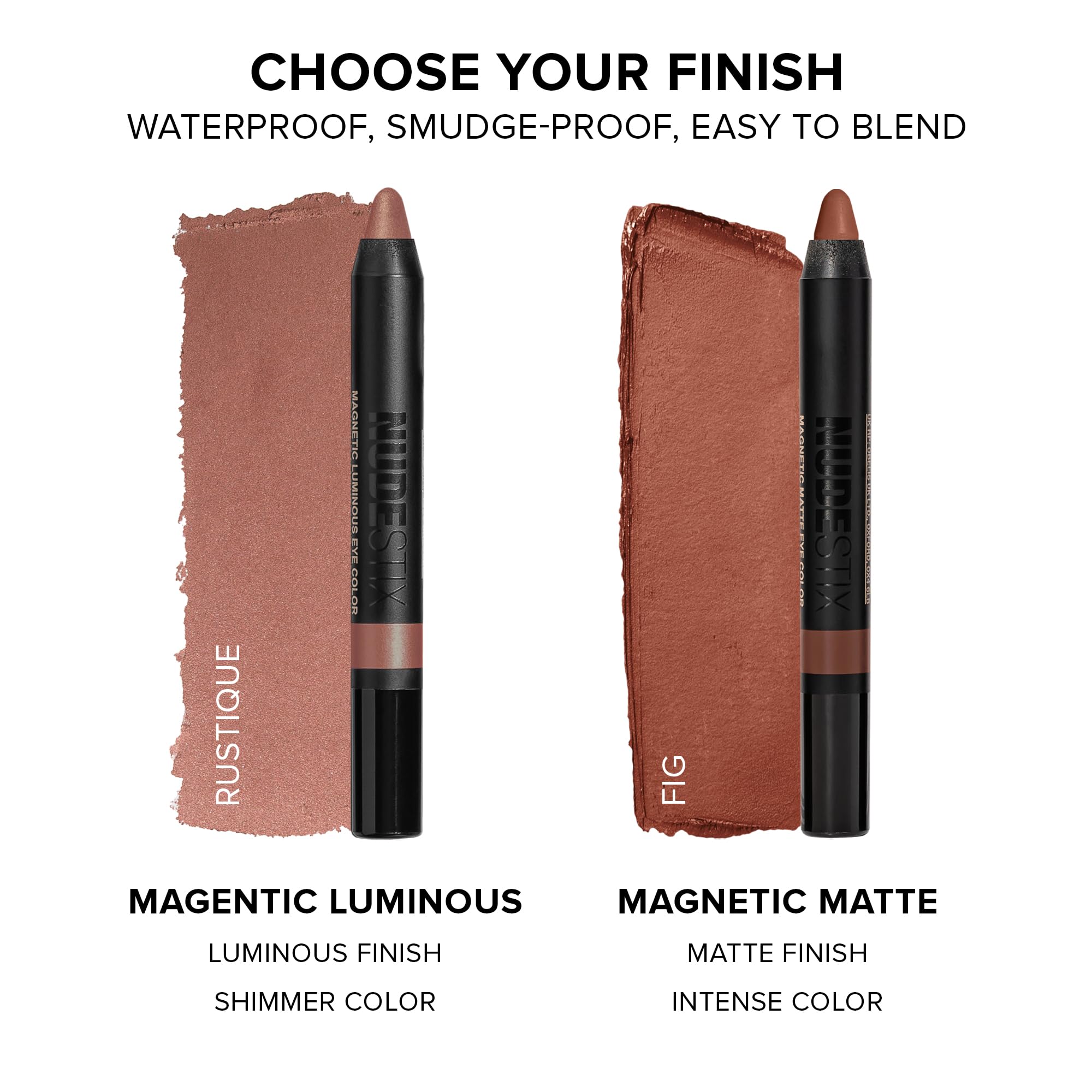 Nudestix Magnetic Luminous Eye Color Burnish creamy texture close-up