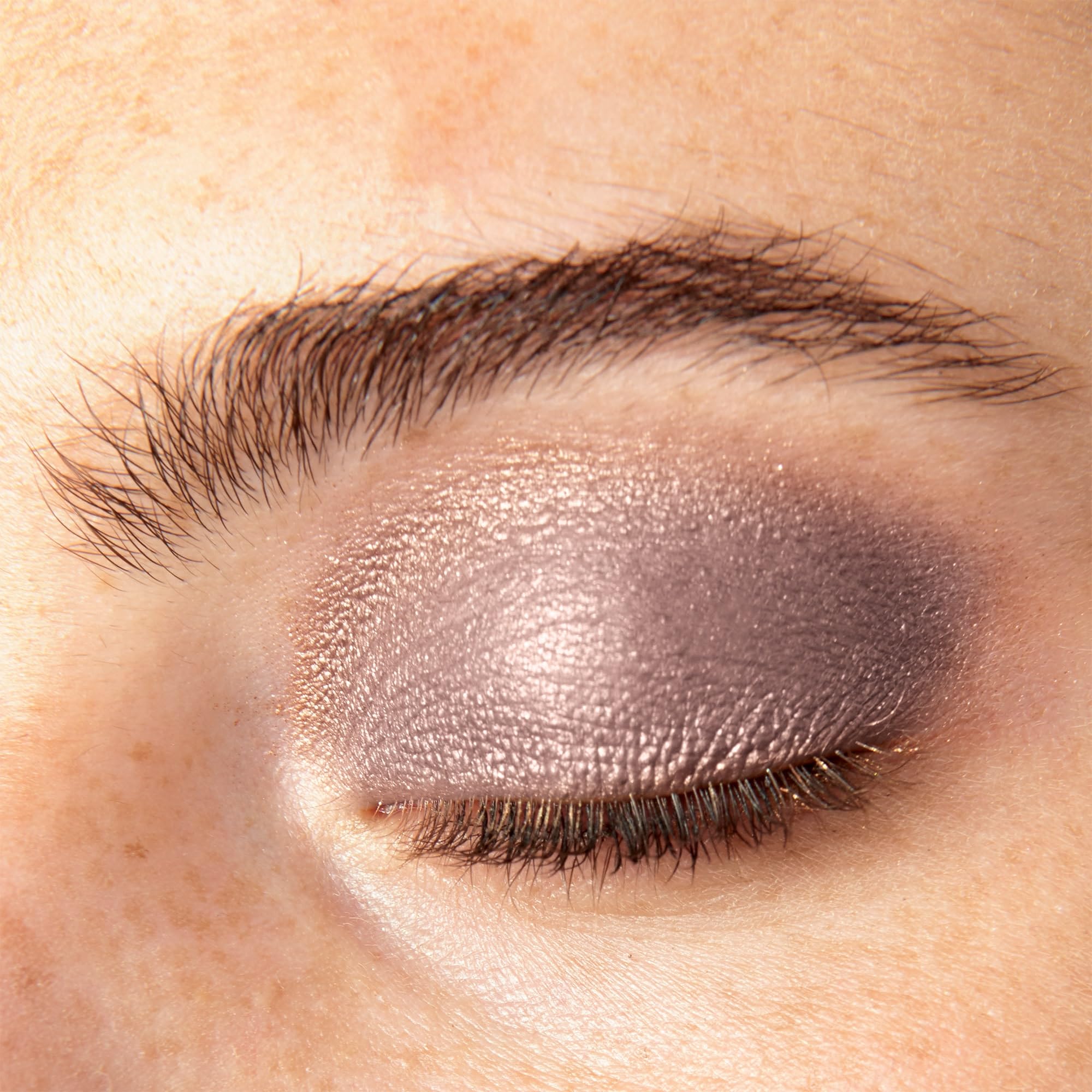Nudestix Magnetic Luminous Eye Color waterproof formula on lids for crease-proof, day-long wear.