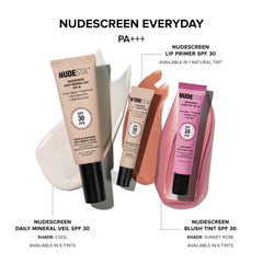 Nudestix Nudescreen vegan reef-safe icon communicates ethical, skin-friendly use.