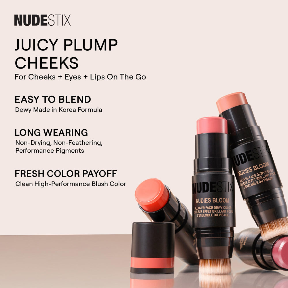 Nudestix Nudies Bloom vegan, cruelty-free formula cares for skin.