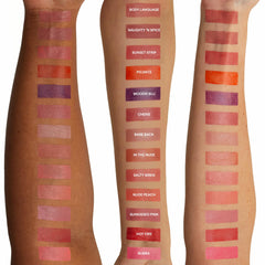 Nudestix Nudies Blush Stick built-in brush use on-the-go.