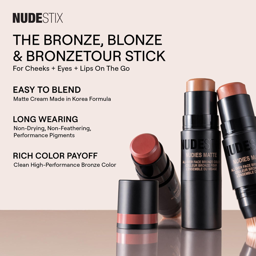Nudestix Nudies Bronze adds bronze tone to lips for cohesive looks