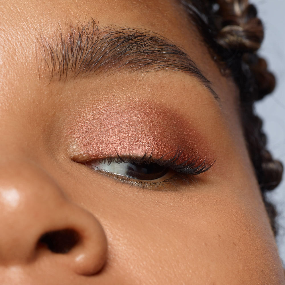 Nudestix Rustique pencil used to create precise eyeliner definition