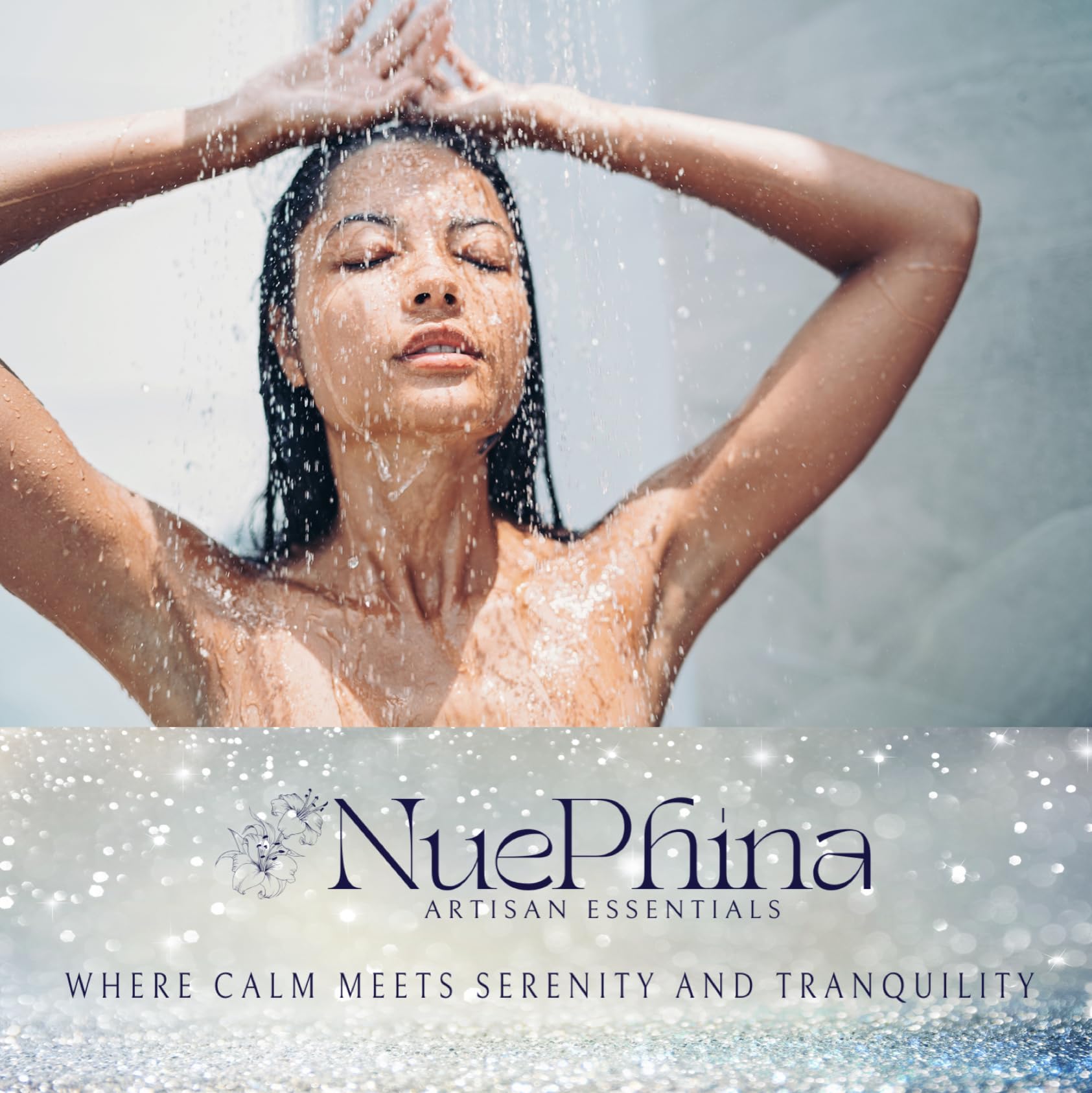 NuePhina lavender steamers packaging highlights vegan, cruelty-free ingredients.