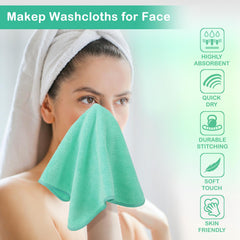 Nugilla microfiber face towel shows fast-drying design for quick refresh