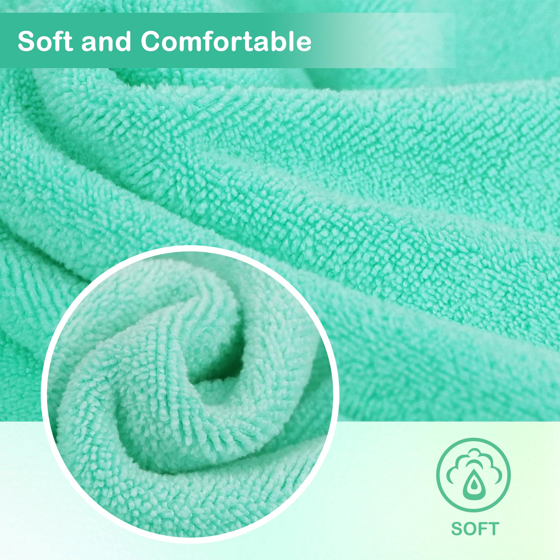 Nugilla six-pack washable cloths laid flat for travel kit convenience