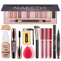 NUIBO all-in-one makeup kit packaging and contents