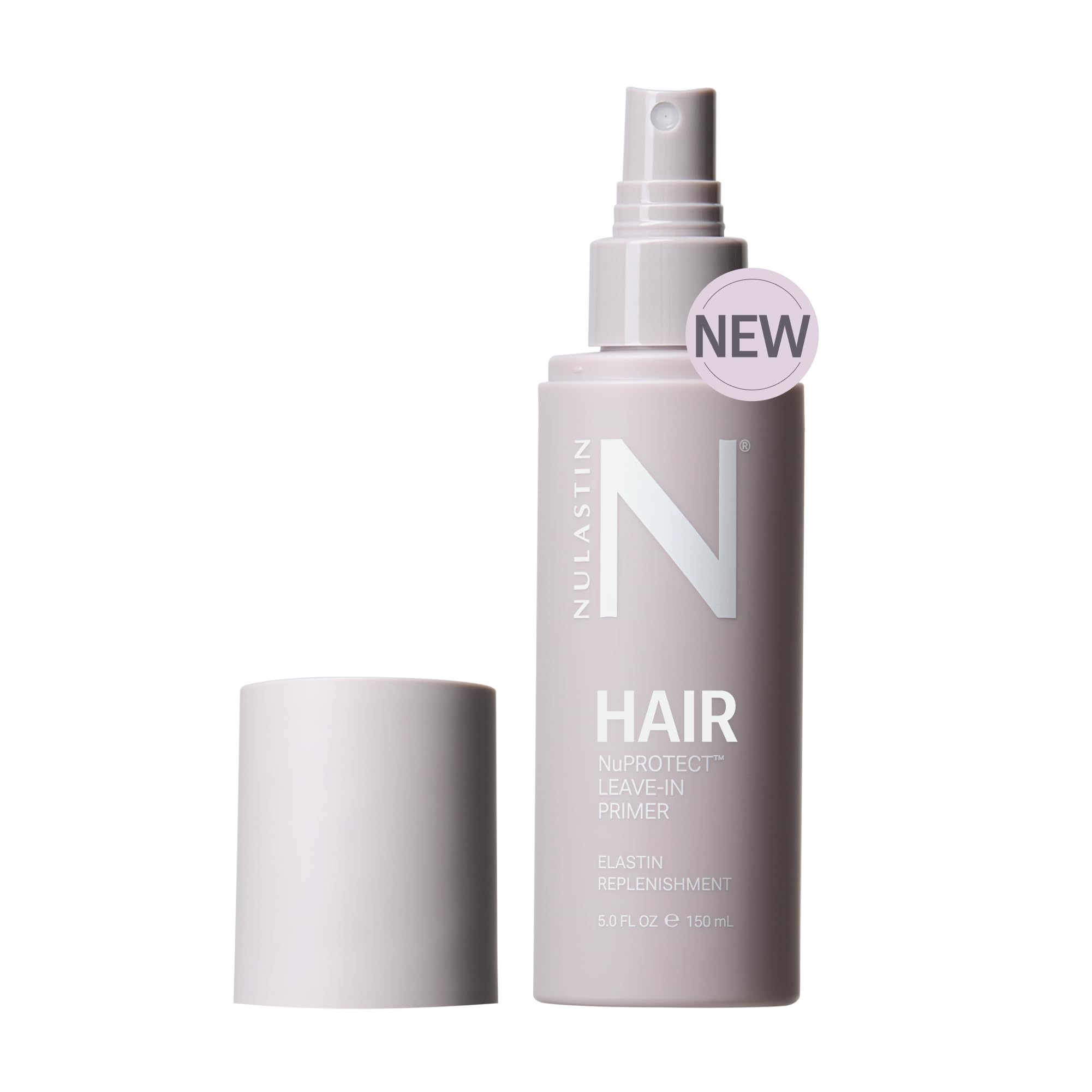NULASTIN NuProtect leave-in bottle for silicone-free protection and conditioning.