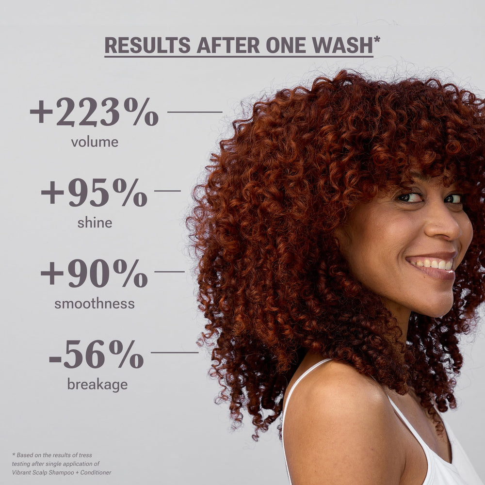 NULASTIN Vibrant Scalp Shampoo lather close-up highlights detangling and gentle cleansing.