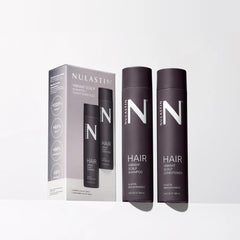 NULASTIN Vibrant Scalp Shampoo pour for even distribution.