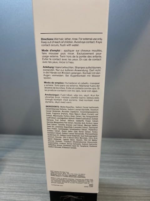 Number 4 Hair Shampoo volume pump enables easy, mess-free dispensing.
