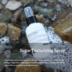 Number 4 Sugar Texture Spray helps protect color while shaping texture.
