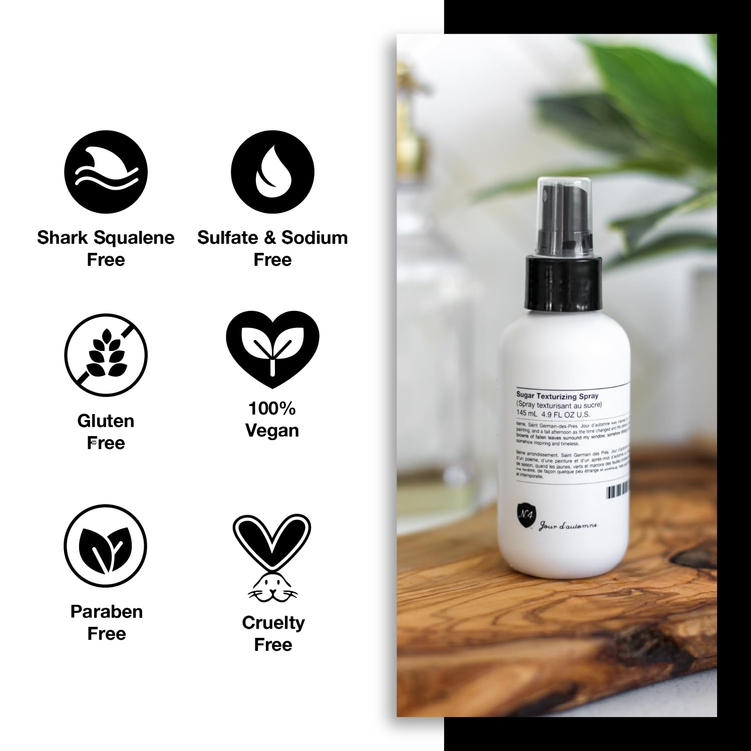 Number 4 Sugar Texture Spray suits daily styling for versatile texture.