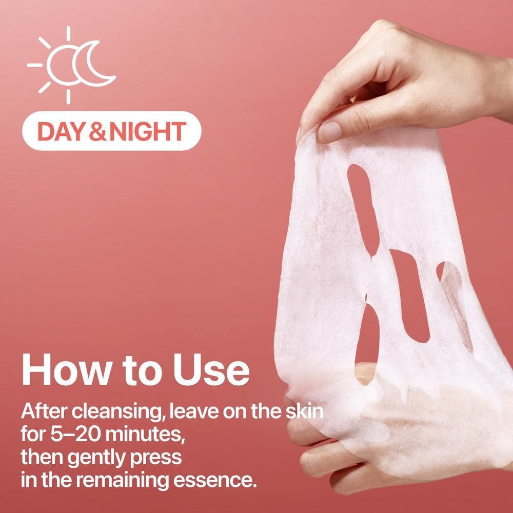 numbuzin No.3 Sheet Mask provides hydration for a refreshed look