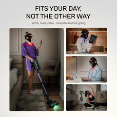 Numiere Time Keeper mask cordless design for unrestricted movement during use