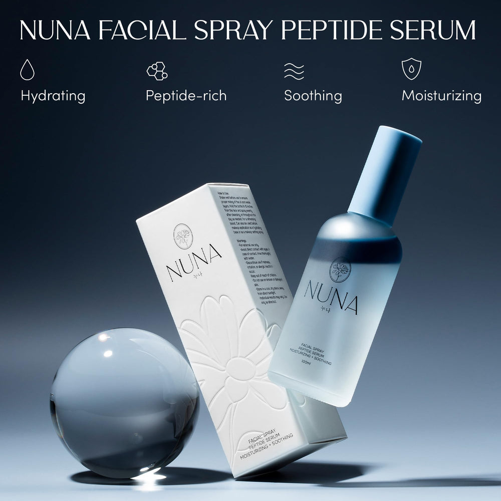 NUNA clean parabens-free blend for daily skincare rituals.