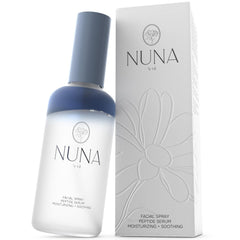 NUNA Ultra Hydrating Face Serum Spray bottle delivering weightless hydration.