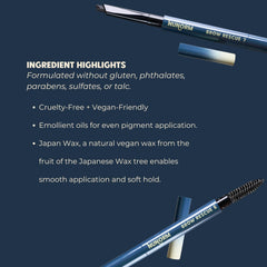 NuNorm Brow Rescue packaging for easy, portable touch-ups