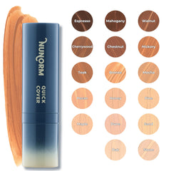 NuNorm concealer applied on full face for even, natural look