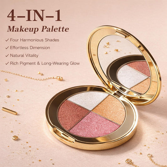 Nunuda Eyes & Cheeks Palette swatches panel displays cohesive tones for easy coordination