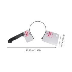 NUOBESTY headband knife through head close up for party look