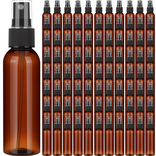Nuogo 90 pack amber mini spray bottles for travel ready fragrance storage