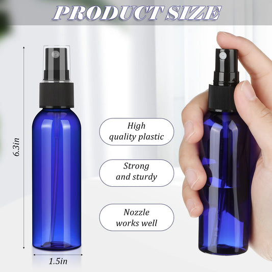 Nuogo 90-pack blue bottles with nozzles for easy sharing.