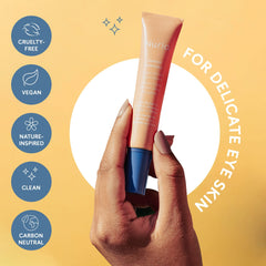 Nuria Defend eye cream moisture hyaluronate illustration signaling hydration retention